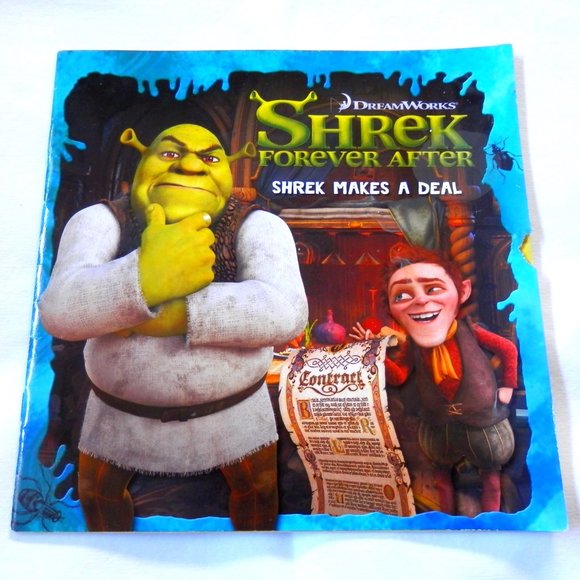 🌼 Softcover Shrek Book Kids Reading Homesc…